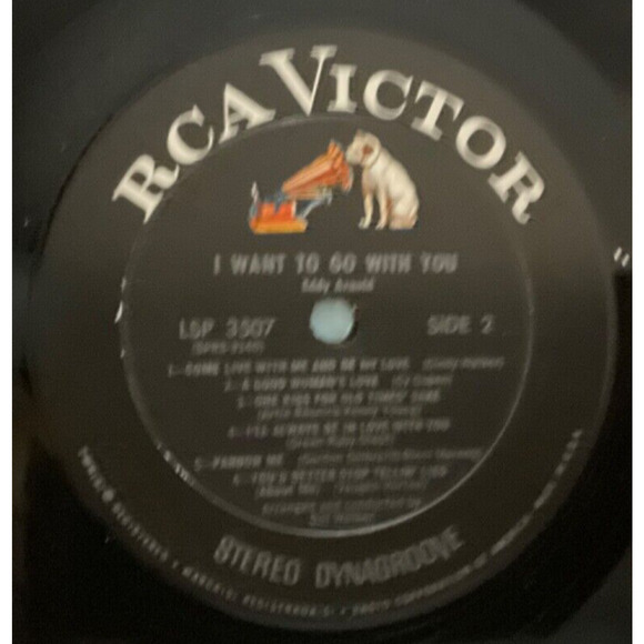 VINTAGE VINYL RECORD - “I WANT TO GO WITH YOU” EDDY ARNOLD - Picture 7 of 9
